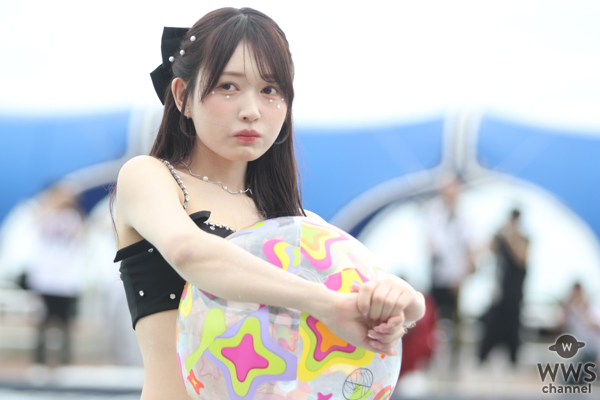 古乃ほの、スレンダースタイル際立つなガーリー×モードな水着姿で登場！＜TREND GIRLS撮影会2025 大磯ロングビーチ＞