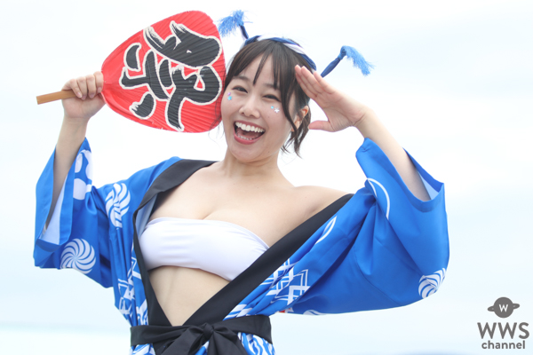 北村海智、お祭りビキニで豊満美ボディあらわに＜TREND GIRLS撮影会2025 大磯ロングビーチ＞