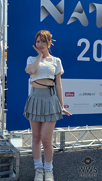 【動画】宮内凛、夏にぴったりなa-nationフード＆ドリンクでガチ悩み！「悩むのでお時間ください！」＜a-nation 2025＞