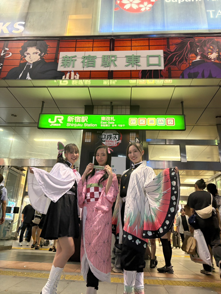 鬼滅コスで話題沸騰！ミスユニバーシティ2025代表が都内某所に降臨