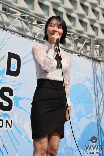 河北彩伽、大型撮影会イベントにMCで登場！トークショーを盛り上げる！