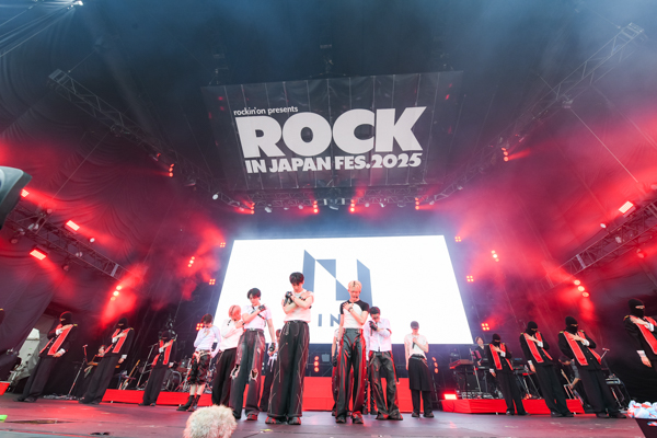 INI「ROCK IN JAPAN FES.2025」ドーム公演を終えさらに磨きのかかったパフォーマンスで熱気溢れるステージに！