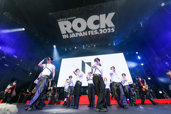 INI「ROCK IN JAPAN FES.2025」ドーム公演を終えさらに磨きのかかったパフォーマンスで熱気溢れるステージに！