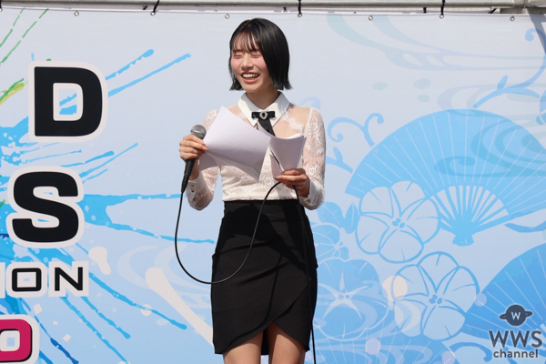 河北彩伽、大型撮影会イベントにMCで登場！トークショーを盛り上げる！