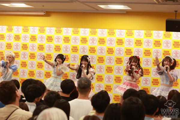 Onephony、新宿タワレコリリイベで 熱狂の嵐！唯一無二の可愛すぎる パフォーマンスで盛り上げる。