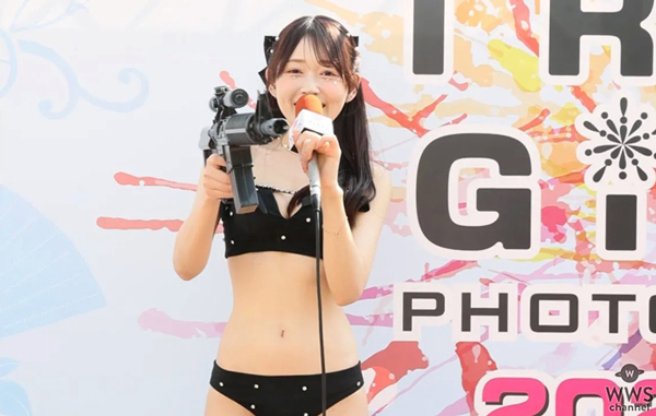 【動画】古乃ほの、セクシーな黒の水着姿で「TREND GIRLS撮影会2025 大磯ロングビーチ」出演の感想を語る！