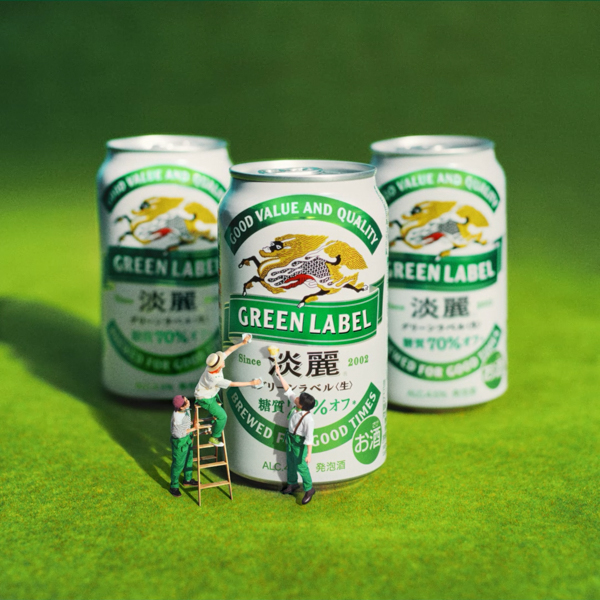 Mrs. GREEN APPLEの3人が小さな妖精ミニミセスに変身！「淡麗グリーンラベル」 新WebCMが公開！
