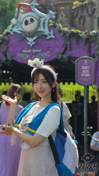【写真特集】小羽音りん、東京ディズニーランドでハロウィン秋グルメを満喫！
