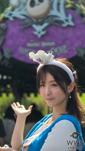 【写真特集】小羽音りん、東京ディズニーランドでハロウィン秋グルメを満喫！