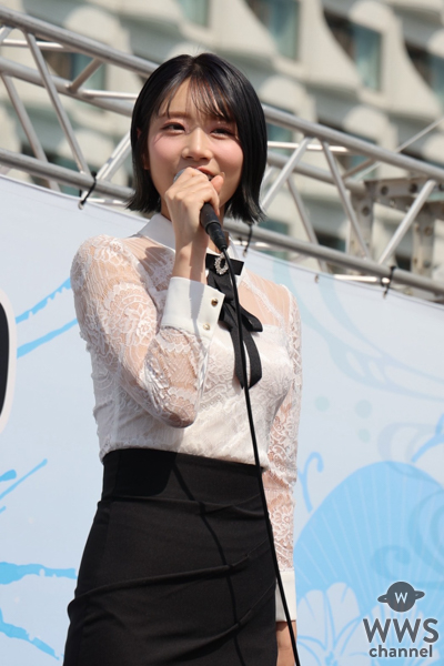 河北彩伽、大型撮影会イベントにMCで登場！トークショーを盛り上げる！