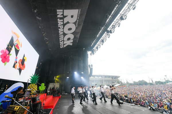 INI「ROCK IN JAPAN FES.2025」ドーム公演を終えさらに磨きのかかったパフォーマンスで熱気溢れるステージに！