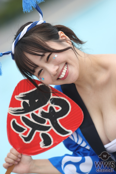 北村海智、お祭りビキニで豊満美ボディあらわに＜TREND GIRLS撮影会2025 大磯ロングビーチ＞