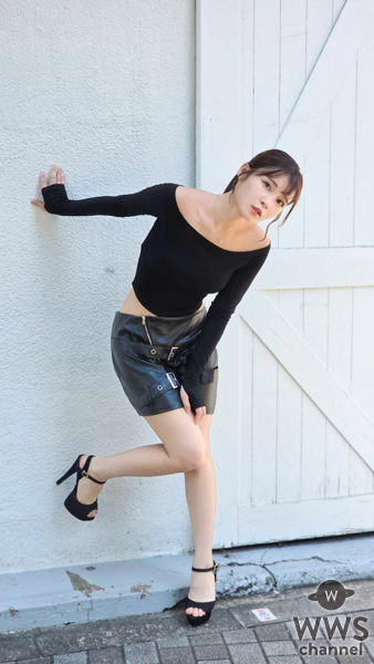 三田のえ、ミニ丈ブラックコーデで美脚アピール！「ワクワクさせられることをやりたくてどんどん面白い感じに・・・」