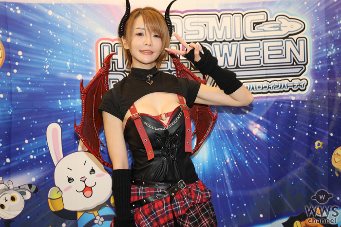 一ノ瀬なつみがキュートなドラゴン姿で登場！『Cosmic Halloween Party』1 位に輝いた感想を語る！