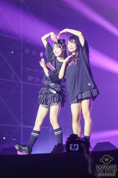 【写真特集】KissBee・中山星香＆吉田琴音、美脚あらわな「#FR2梅」衣装でランウェイを歩く！〈GIGA•GIGA SONIC presented by UtaTen / チェキチャ！〉