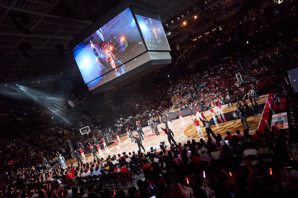 EXILE TRIBE、TOYOTA ARENA TOKYOで開催されたアルバルク東京ホームゲームに登場！