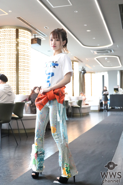 【写真特集】元NMB48・山本光、可愛すぎるデニム姿で圧巻のウォーキング！＜OMOTESANDO TIARA RUNWAY2025＞