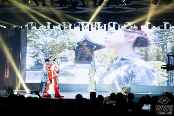 【動画】【FACE of ASIA】日本代表・Kiala、Aoi、朝日茉椰、伝統衣装で登場！着物クリエーターはとり、岩田ペリエ眞知子が優雅にコーディネート。＜Asia Model Festival 2025＞