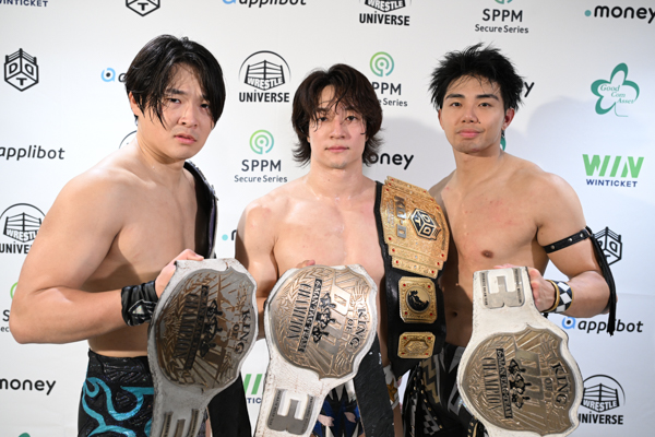 THE RAMPAGE 武知海青、プロレス王鈴木みのるとの対戦を乗り越えて初のKO-D6人タッグ王座死守！