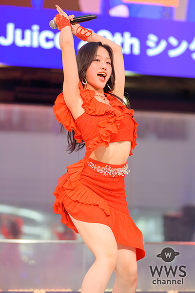 【写真特集】Juice=Juice、情熱的な真っ赤なドレス姿で新シングル「四の五の言わず颯(さっ)と別れてあげた:盛れ！ミ・アモーレ」を披露！