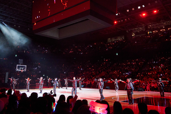 EXILE TRIBE、TOYOTA ARENA TOKYOで開催されたアルバルク東京ホームゲームに登場！