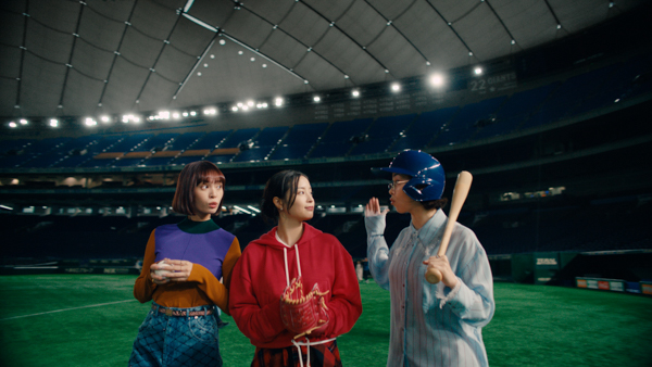『三井のすずちゃん』華麗な投球にガッツポーズ！三井不動産 TVCM シリーズ「三井のすずちゃん」「東京ドーム」篇13日から全国で放映中
