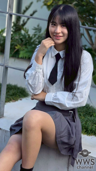 【写真特集】現役中学生アイドル・青山なな子、大人を意識した ミニスカコーデで登場！ 「色んなことに挑戦して、たくさんの人に見てもらえるように」