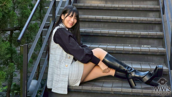 【写真特集】現役中学生アイドル・青山なな子、大人を意識した ミニスカコーデで登場！ 「色んなことに挑戦して、たくさんの人に見てもらえるように」
