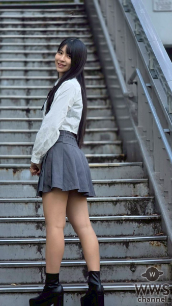 【写真特集】現役中学生アイドル・青山なな子、大人を意識した ミニスカコーデで登場！ 「色んなことに挑戦して、たくさんの人に見てもらえるように」