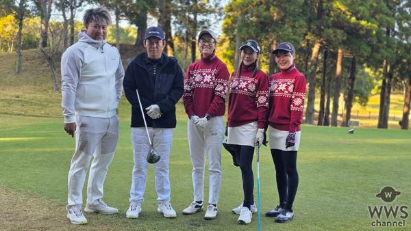 【動画】新井美穂、バースデーコンペ開催で赤と白の派手なミニスカ衣装で登場！ エンター豊田、姜秀一もドラコン対決で盛り上げる。