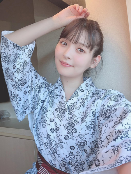 「かわいいぴょん」上坂すみれ、清楚キュートな浴衣姿公開！