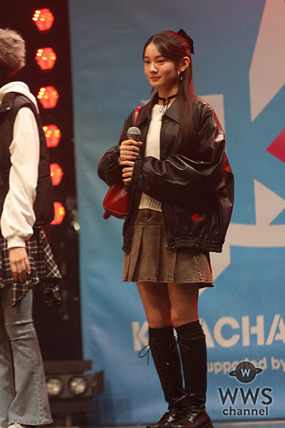 【動画】ニコ☆プチモデル・丸山晏奈、甘辛ミックスなミニスカ姿で華麗にランウェイ！＜キラチャレ2025＞