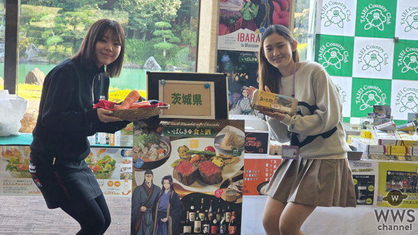 【写真特集】千葉県の美女が紹介！ 大栄カントリー倶楽部36周年開場記念杯で高知県黒潮町、茨城県などご当地グルメが盛りだくさん。