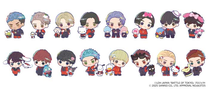 BATTLE OF TOKYO　ROWDY SHOGUN ≠ THE RAMPAGEとサンリオキャラクターズのコラボデザインが解禁！！