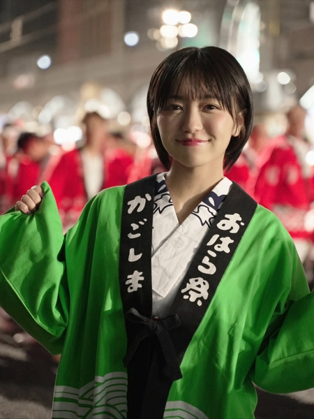 大原優乃、美しすぎる浴衣姿やはっぴ姿にファン歓喜