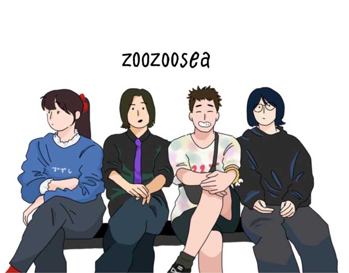 2024年と2025年、「閃光ライオット」にて2年連続で全国に名前を轟かせた福岡発、全員10代の４ピースバンドzoo zoo sea！Hakubiとの対バンにてニューシングル「Fool」の1/9（金）リリースを発表！