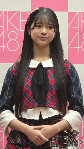 未来のセンター登場！？推し候補続出の予感、AKB48 21期研究生がタータンチェックのミニスカート衣装で登場！＜高橋舞桜・田中沙友利・牧戸愛茉・森川優・渡邉葵心＞