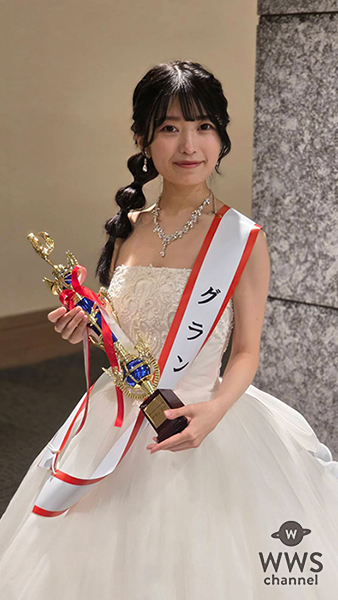 【動画】大学3年・高嶋珊奈さん、ミスサーグランプリ獲得で喜びのコメント「表彰式では足の震えが止まらなかった」＜MISS CIRCLE CONTEST 2025＞