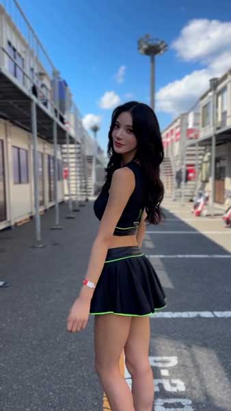 ファン「スタイル良すぎ」水神きき、脚線美映えるコスチューム姿に釘付け！