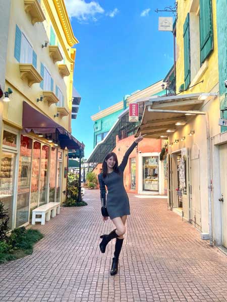 八反美咲、美スタイルきわだつクールファッションで魅了！