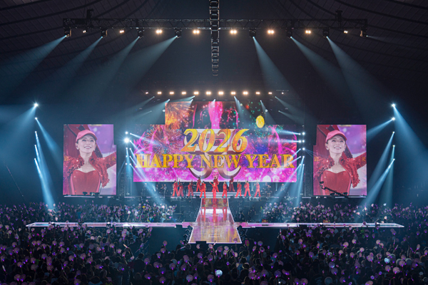 浜崎あゆみ、2026年を迎えるカウントダウン・ライヴを聖地代々木で開催！4月8日からのアリーナツアー開催も発表！！