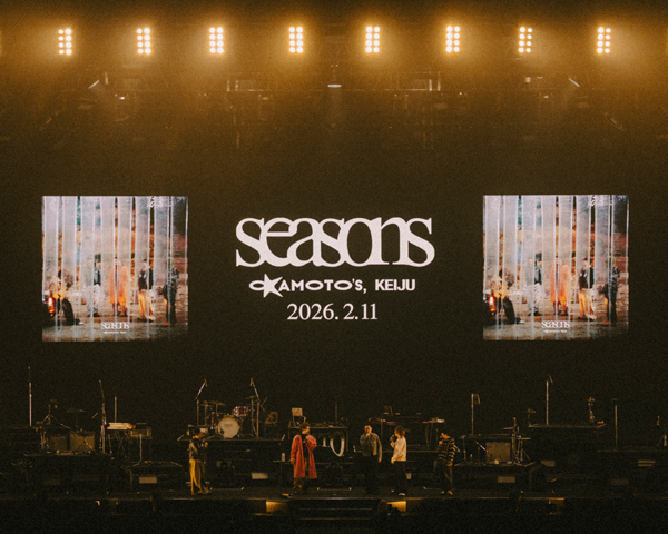 OKAMOTO’SとKEIJUによる共作曲「Seasons」、2月11日に配信リリース決定！