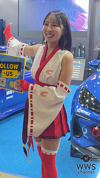 【動画】ミスFLASH2025グランプリ・葵成美、かわいすぎる巫女姿で東京オートサロン2026に登場！今年の目標を漢字1字で表すと「走」＜TOKYO AUTO SALON 2026＞