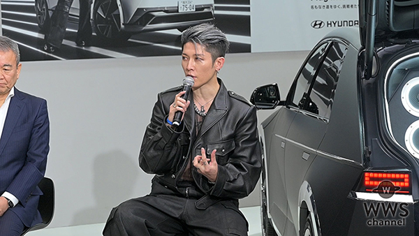 【動画】MIYAVI、Hyundaiコラボで書き下ろした新曲を語る！「音楽家としてこの楽曲に熱く込めたいなと思って」＜東京オートサロン2026＞
