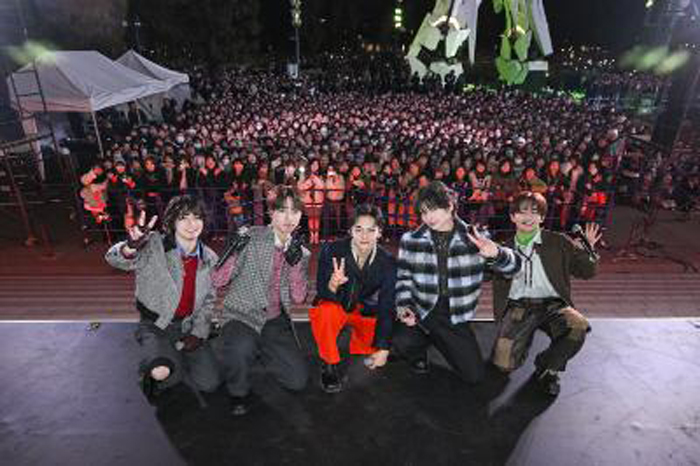 BMSGから誕生した新たなボーイズグループSTARGLOW、オリコンデイリーシングルランキング1位獲得のデビューシングル「Star Wish」リリース記念イベントに約5,000人が集結！