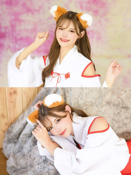 木村楓、巫女×きつねコスでファン魅了！！ファン「めっちゃ可愛いねんけど」