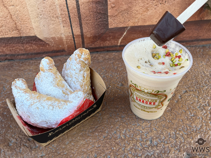 寒い日にピッタリなドリンク「ピスタチオとストロベリーのカフェモカ」が東京ディズニーシーに登場