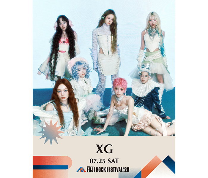 XG「フジロック’26」に初出演！世界を席巻する7人が日本が誇る世界的音楽フェスへ降臨