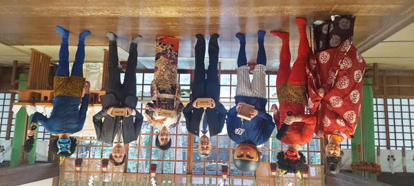 島津悦子地元・金沢市の尾山神社節分祭豆撒き神事に参加