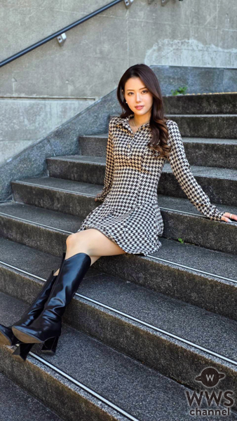 ベスト･オブ･ミス長野2025グランプリ・JURA、 クールなブラックコーデで美ボディ魅せる！ 「大切なのは、今の自分を受け止めながら少しずつ前に進むこと」